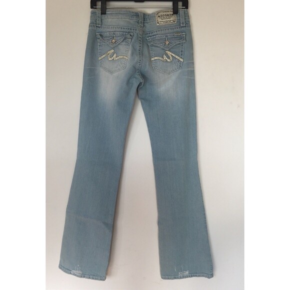 ANONAME Light Blue Ripped‎ Jeans Women's  Size 28  Joelle Boot  Msrp $110 - Picture 4 of 12